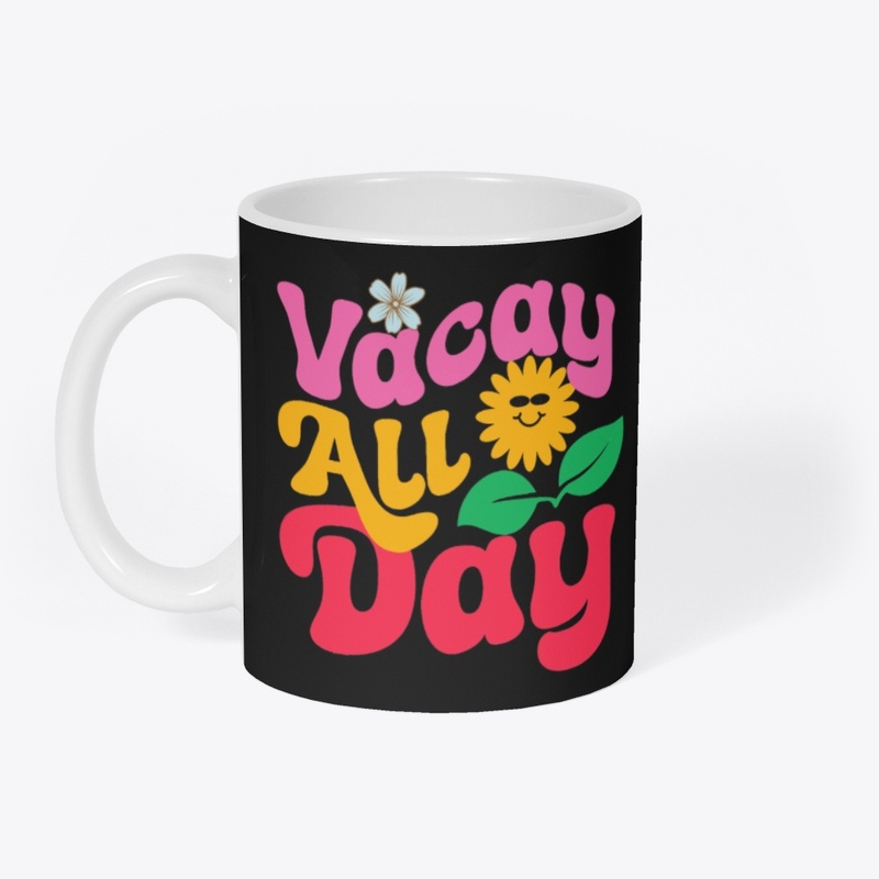Vibrant "Vacation All Day" Summer Design
