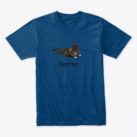 Image Not Opening Cool Blue T-Shirt Front
