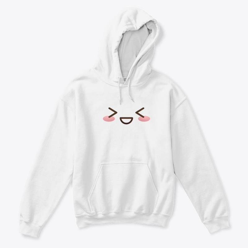 Kawaii japanese anime face design: shy