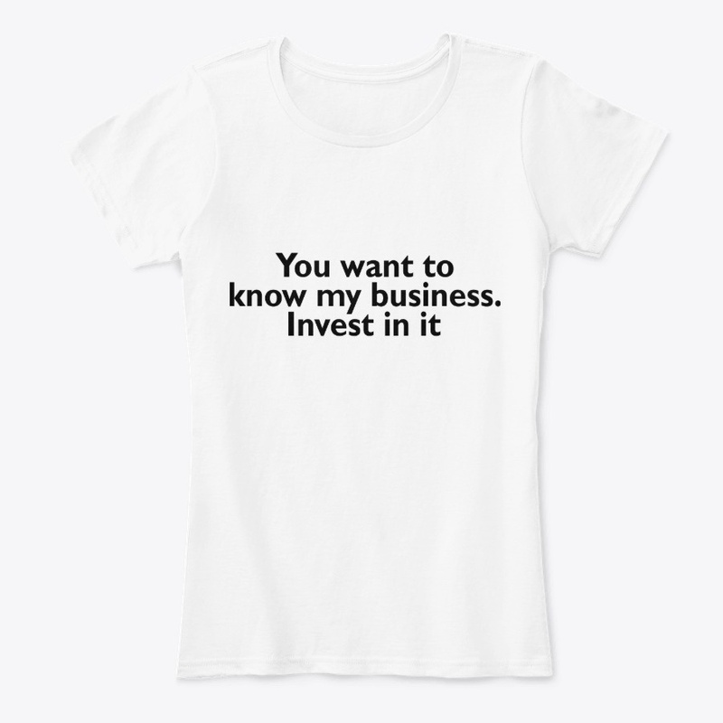 In my business ? Invest in it.