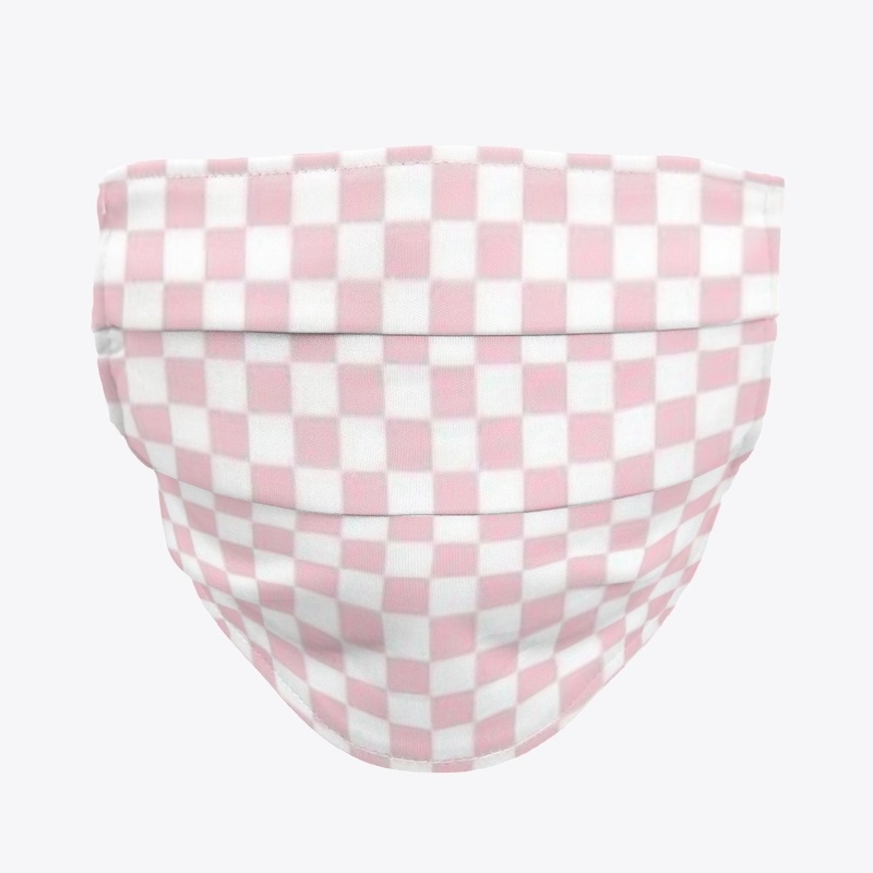 checkered mask