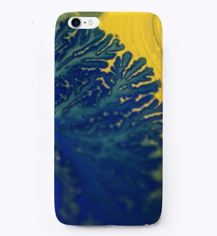 Abstract Reef Coral Tie-dye Design