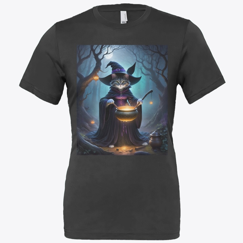 Enchanting Witch Cat in Forest