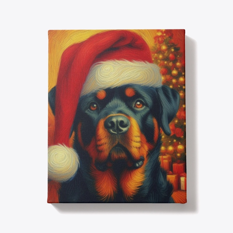 Santa Rottweiler