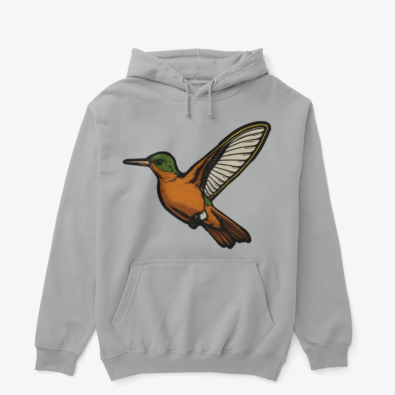 Cinnamon Hummingbird - Bird Art