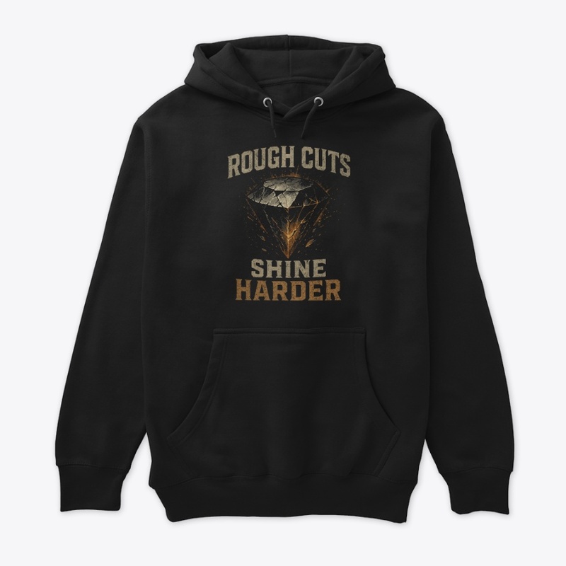 Rough cuts shine harder
