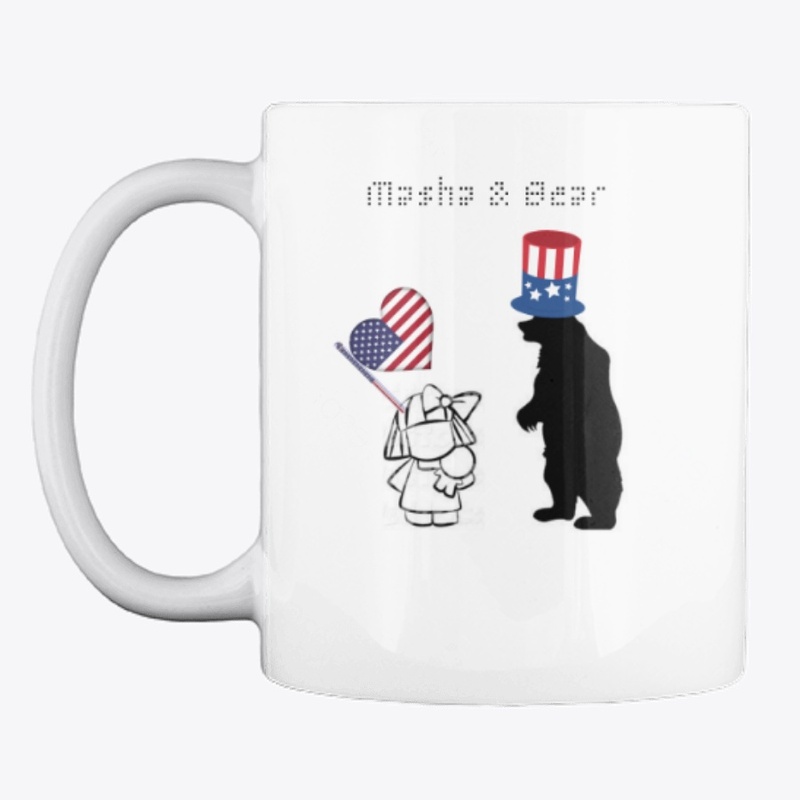 Masha & Bear Happy Independence day Tee!