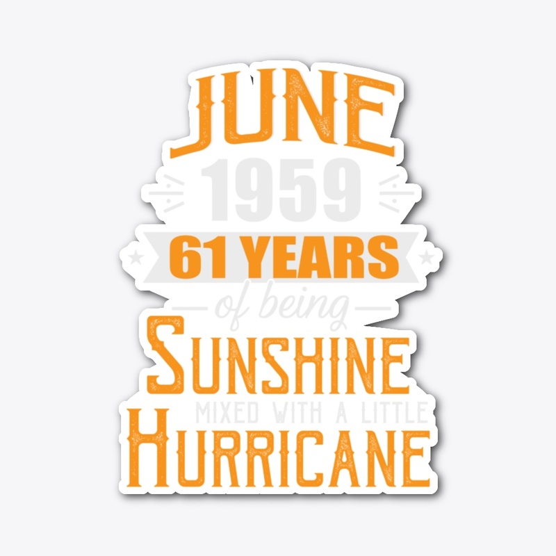 June 1959, 61 Years Anniversary Gift