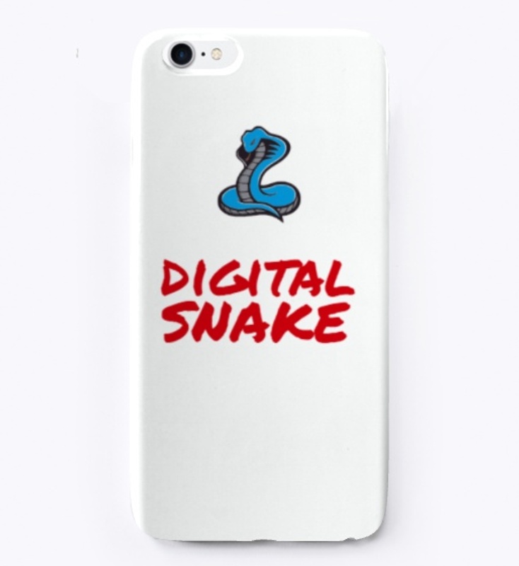 digital snake iPhone case