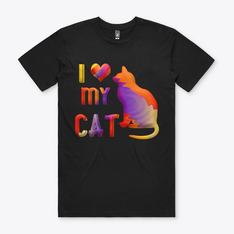 Cat love T shirt