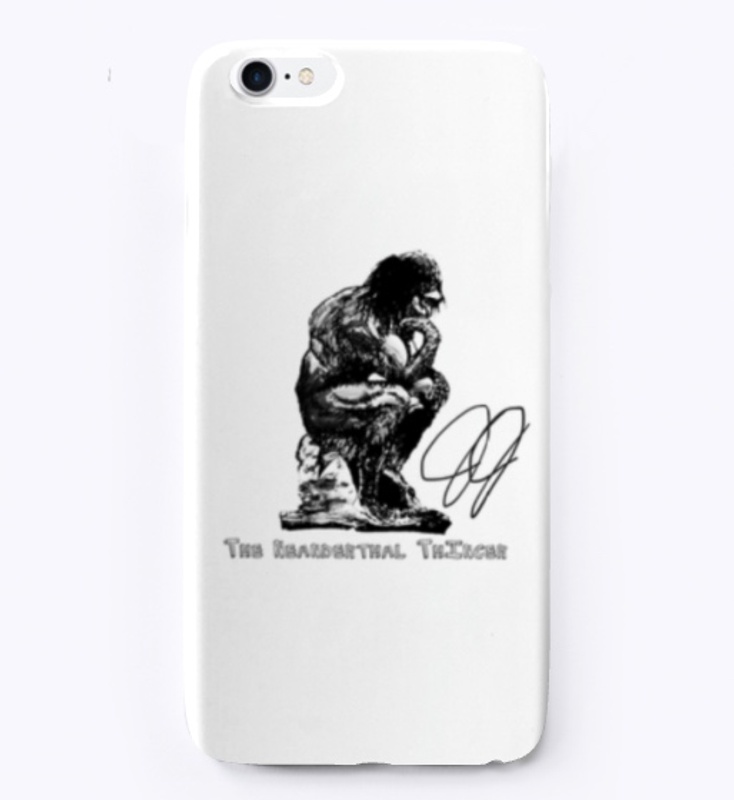 The Neanderthal Thinker Phone Case