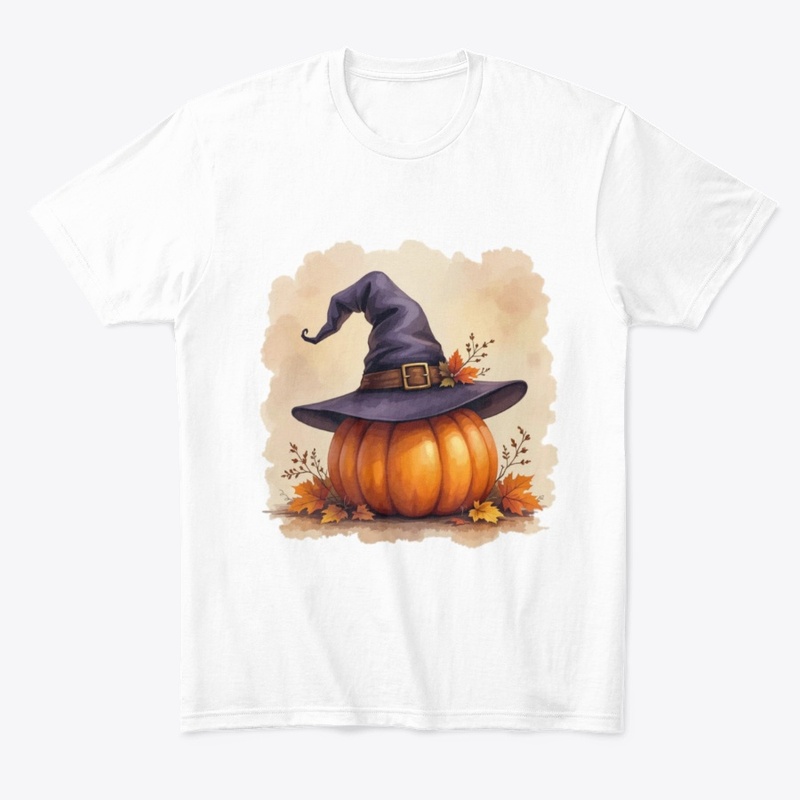 Cozy Witch Hat on Pumpkin