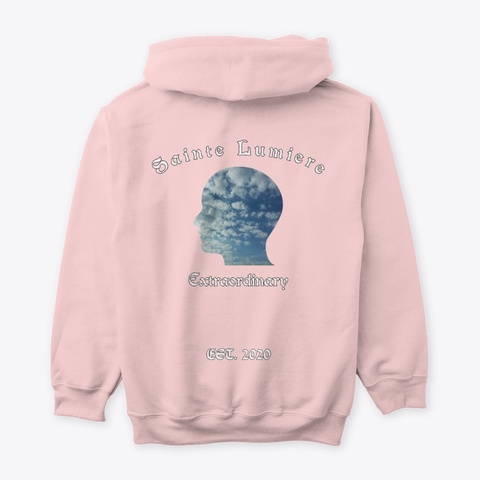 "Extraordinary" Sainte Lumiere Light Pink T-Shirt Back