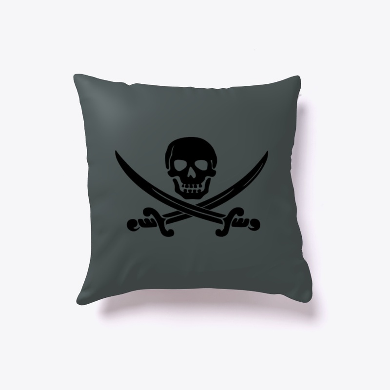 Skull pirate and sword design