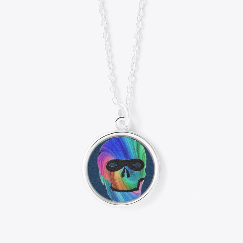 Rainbow Happy Skull