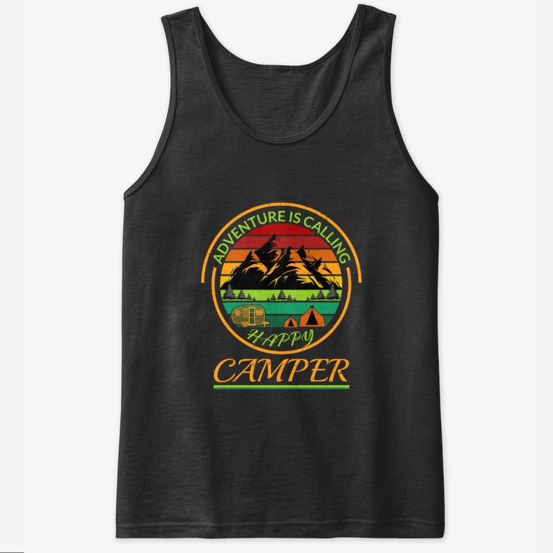 VINTAGE Camping T-Shirt Happy Camper