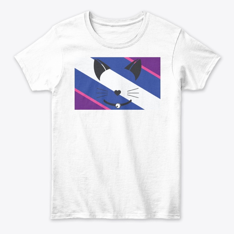 Mens Kitten Pride Flag Tee Design
