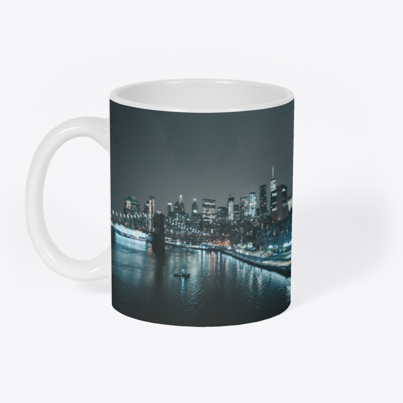 City Lights Skyline – Urban Nightscape