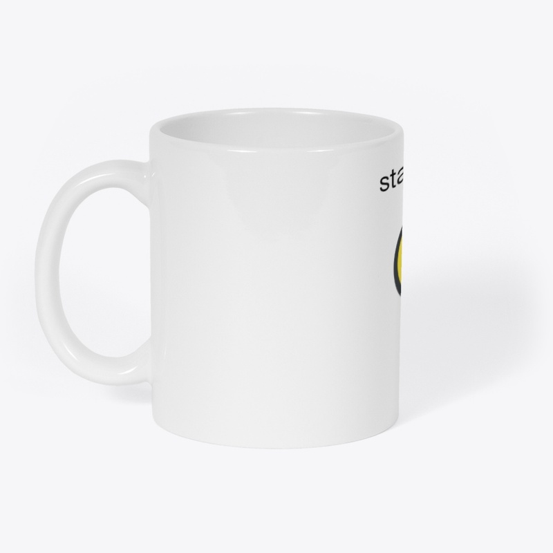 stay positive clothing and mug