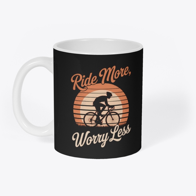 Ride More Worry Less, Vintage Cycling