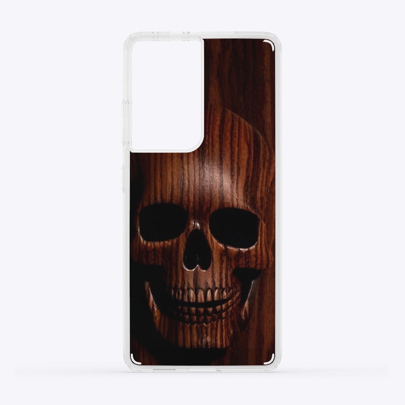Wood Grain Skull