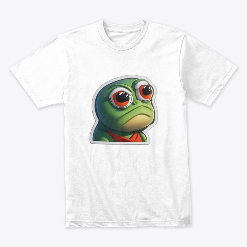 PEPE Sticker on T-Shirt