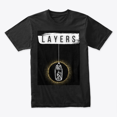 Layers Ep (Black) Black T-Shirt Front