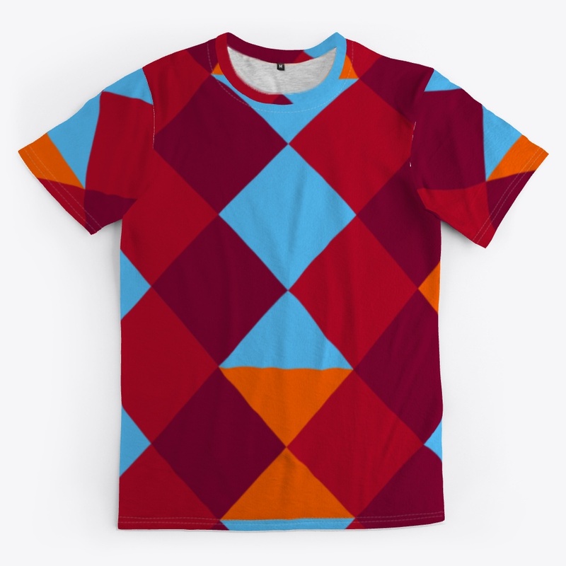 Abstract Colorful Geometric Shape
