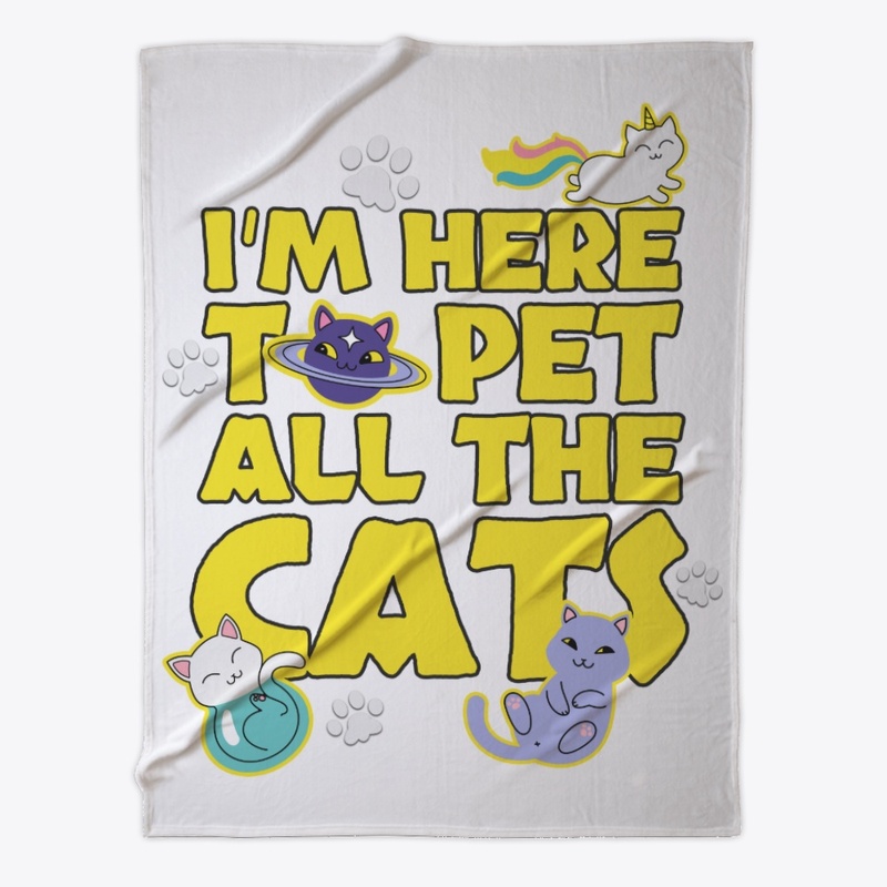 I'm Here To Pet Cats Kitten Lover Gift