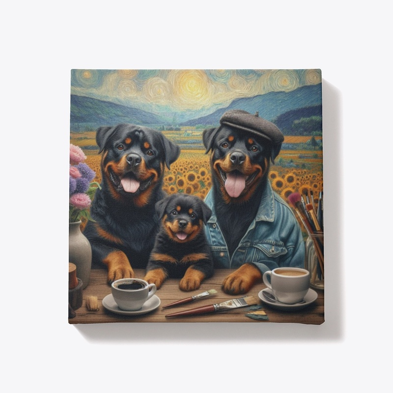 Rottweilers Spring