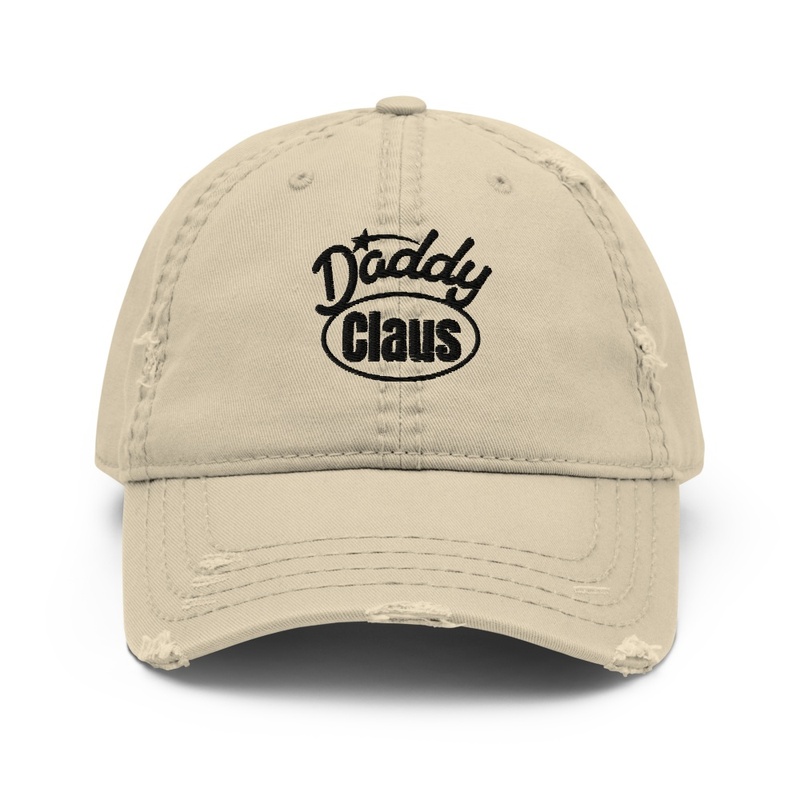 Daddy Claus Distressed Dad Hat
