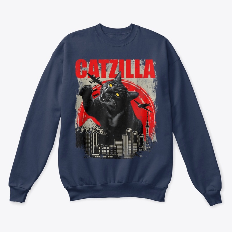 Catzilla - Funny Cat Lover Kitten Kitty