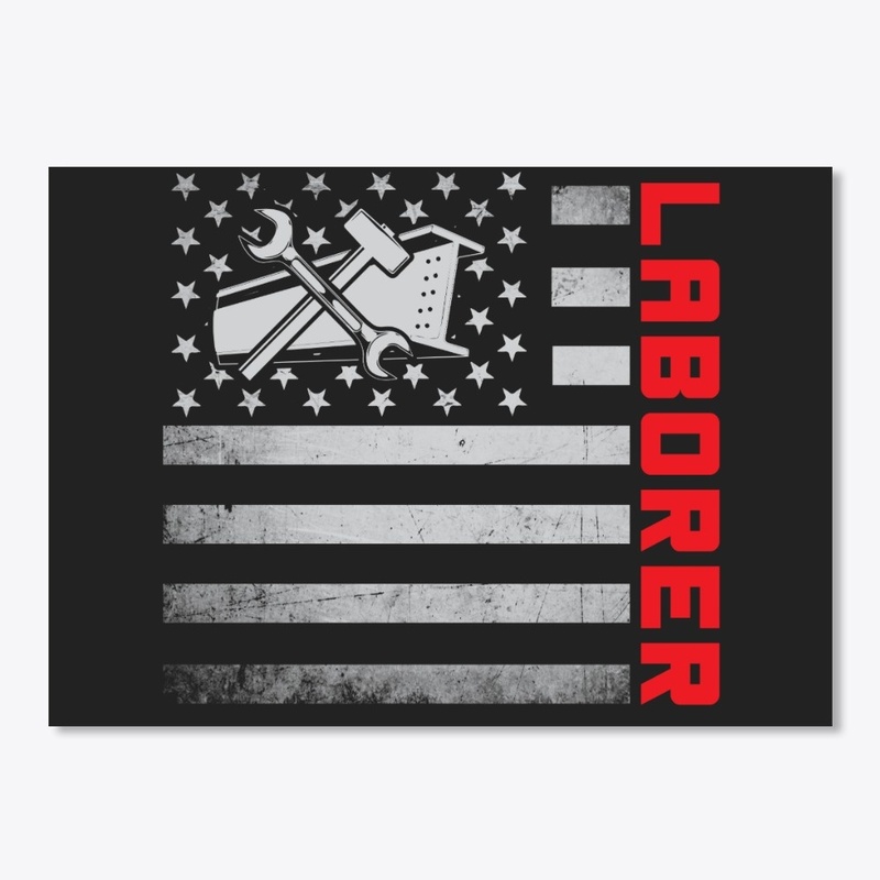 Laborer US Flag