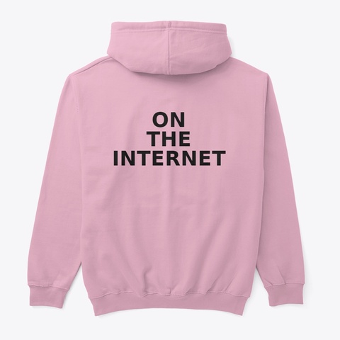 Hoodies Light Pink Kaos Back
