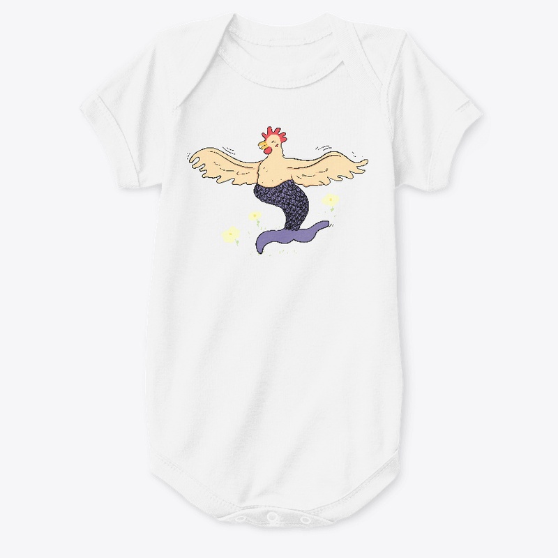 Joyful Chicken Mermaid