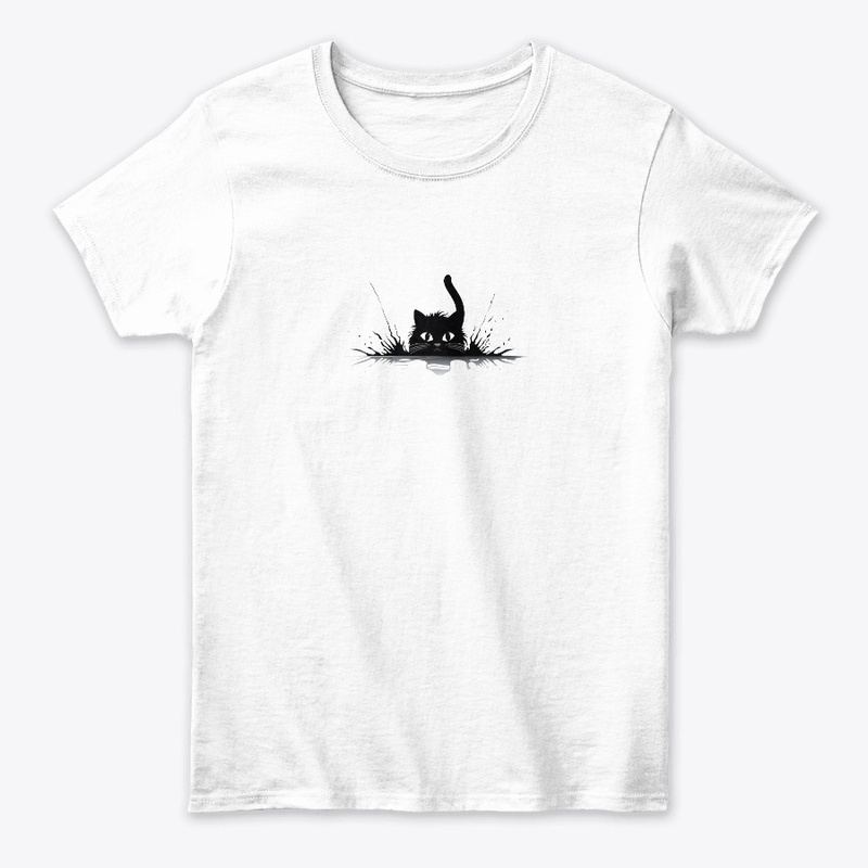 Inkblot Rorschach Black Cat