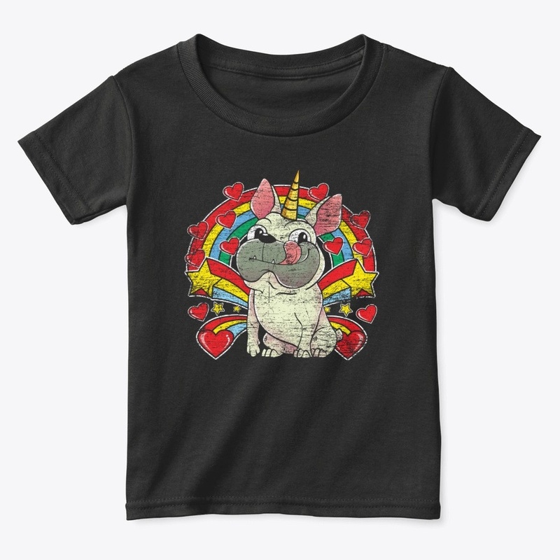 Rainbow Love French Bulldog