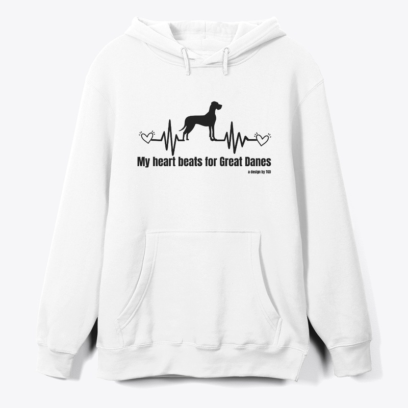 Dane heart beats.