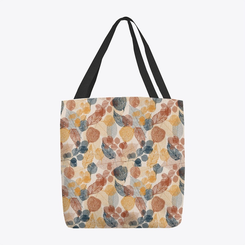 Nature,floral,multicolor print bag