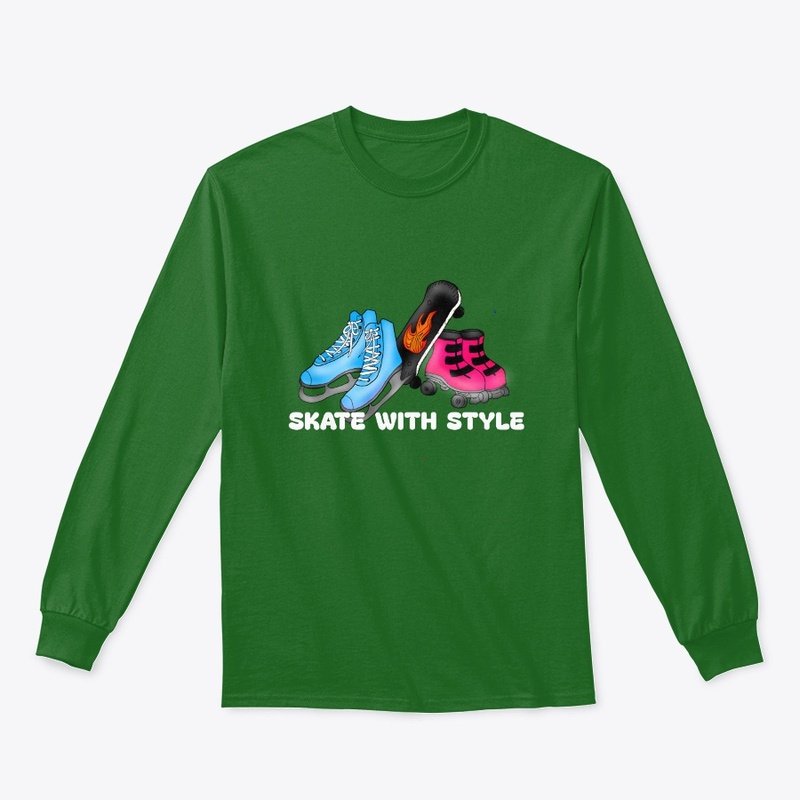 SKATE WITH STYLE - Tee-shirt 