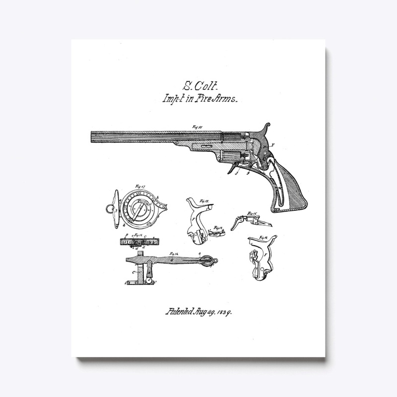 Gun Colt 1839 Light Colour