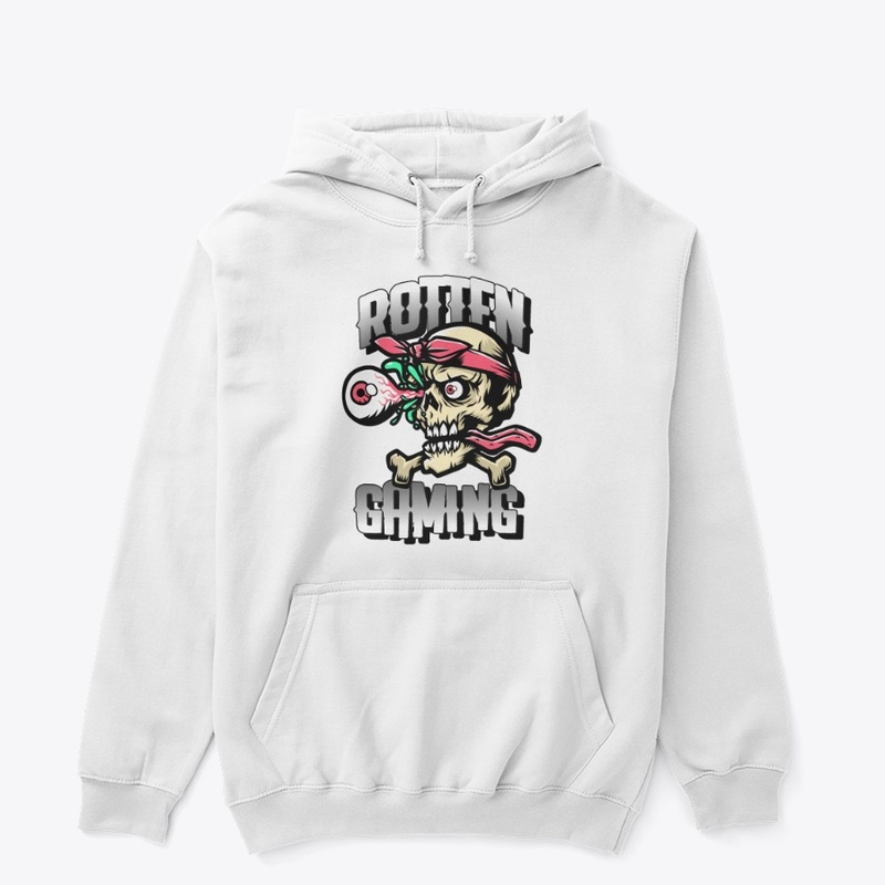 Rotten Gaming Zombie Skull Gamer Merch