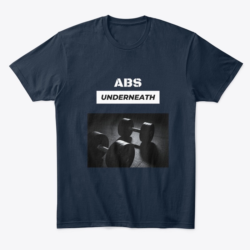 Abs Underneath - White Print