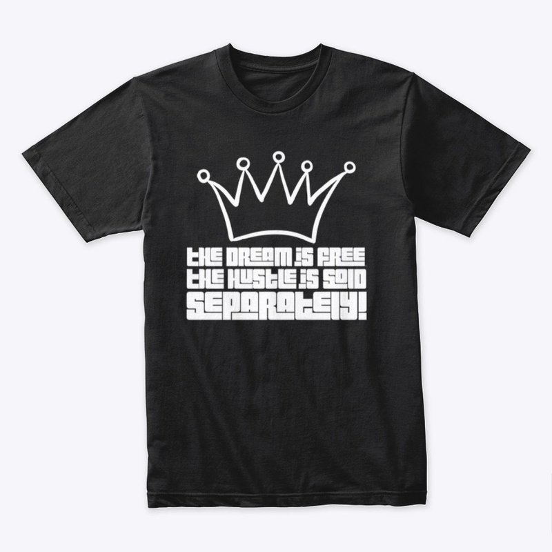 Quotes "Hustle sold separately" BW