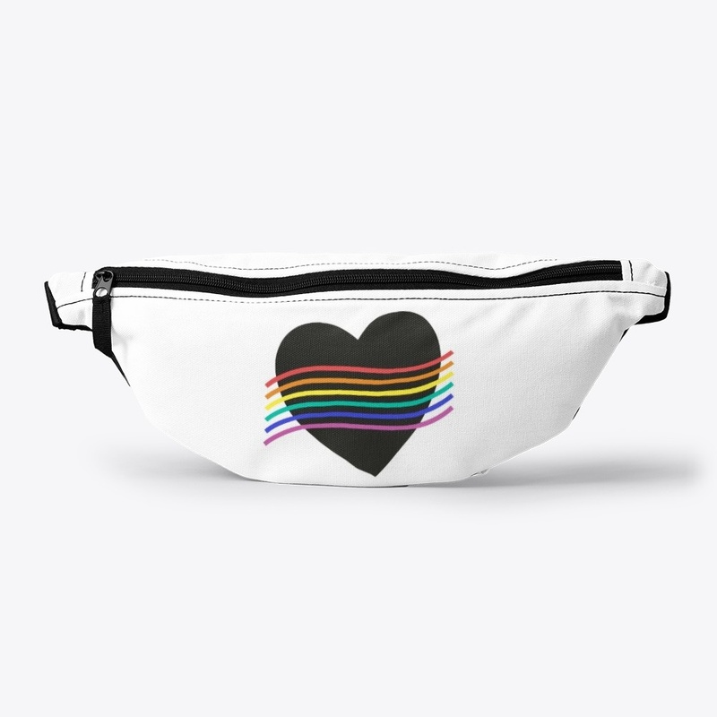 Pride Flag with Heart Rainbow