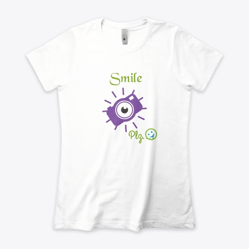 Smiley Camera Emoji Logo Tshirt