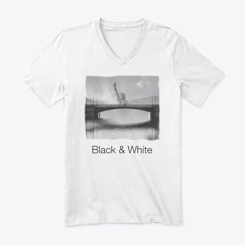 black & white