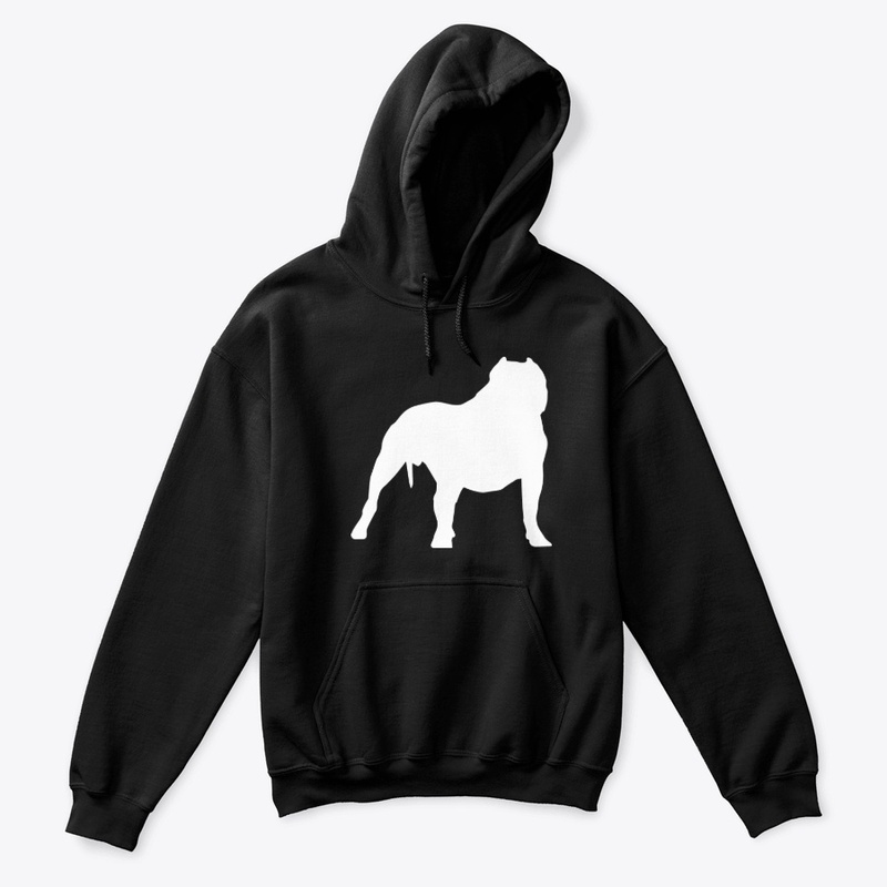 White Badboy Tyson  ( pitbull) design