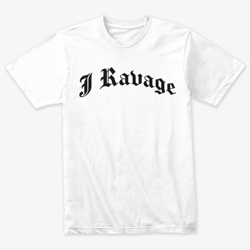 J Ravage Name Text Black