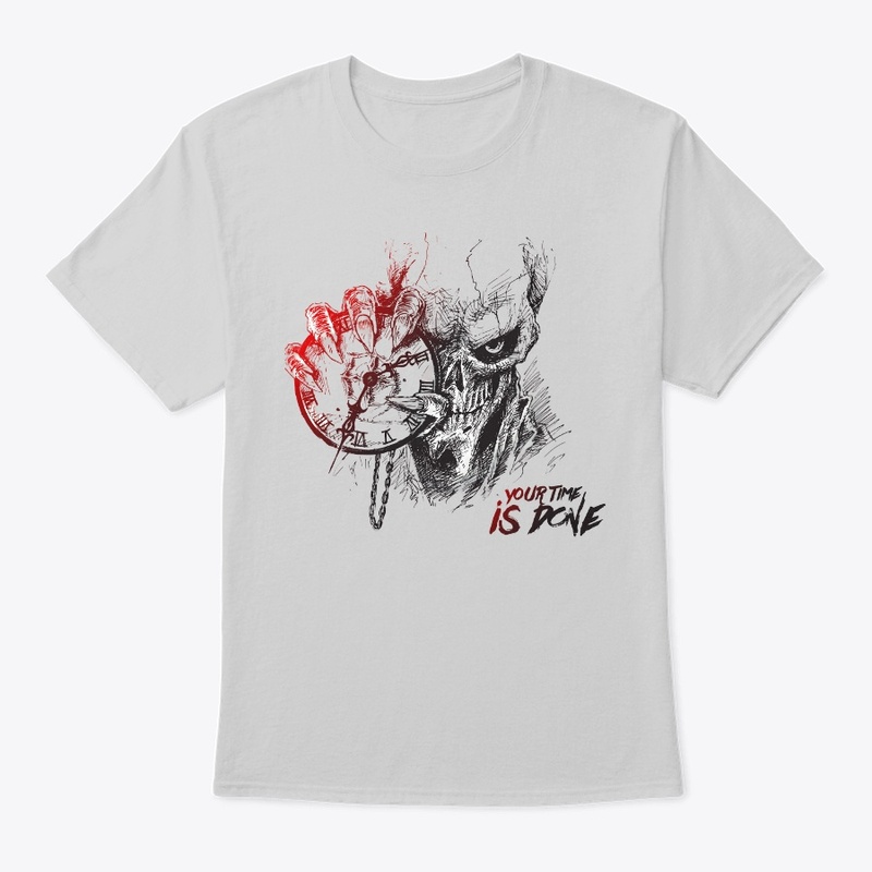 Skull with clock showing your time